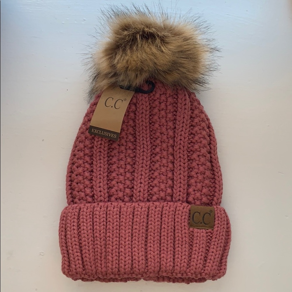 C.C. Beanie with Pom